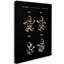 Eyron «Lego Man Vernis, page 2», reproduction d'impression sur toile tendue en noir-21025759
