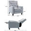 Fauteuil inclinable oscillant de 29 po de large Chiszar-297602103