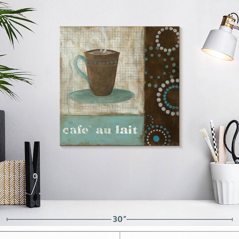 Yarlin Rustic Cafe Au Lait, 16" H x 16" W