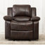 Fauteuil inclinable et oscillant en cuir Charlott-2063827219