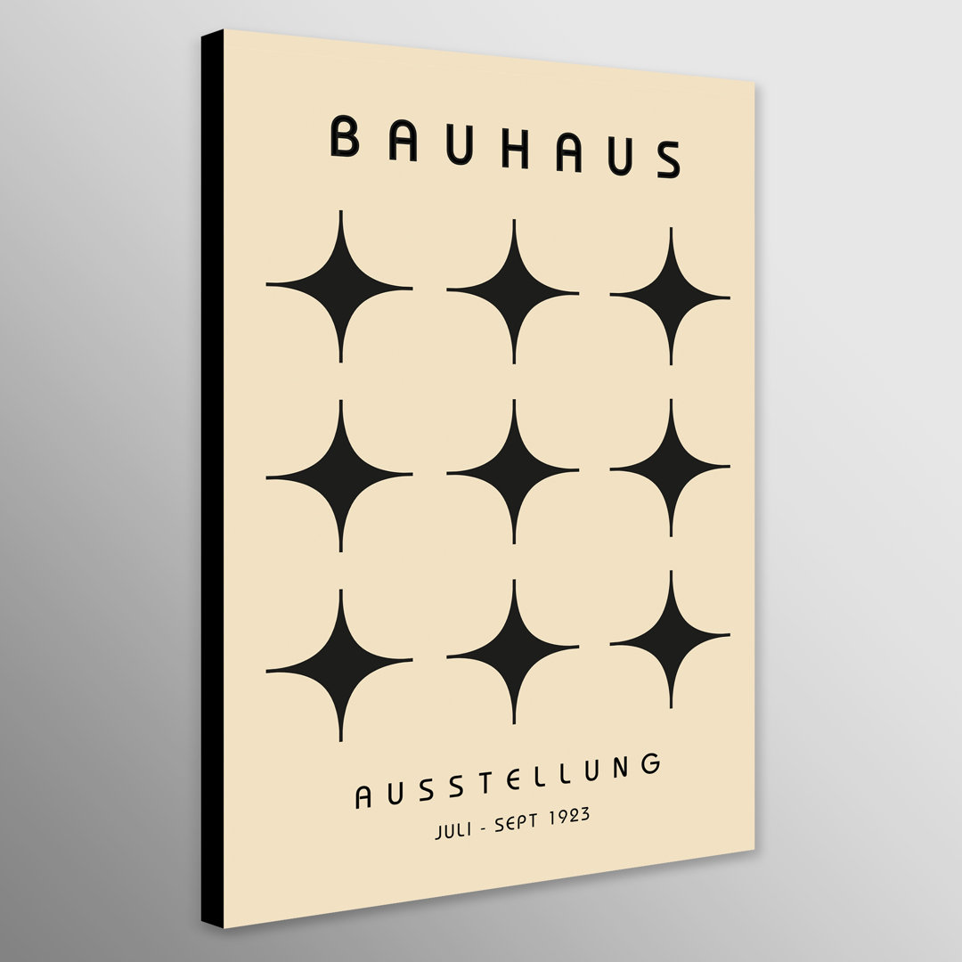 Bauhaus Crosses - Wrapped Canvas Print