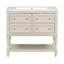 Armoire de salle de bain avec lavabo en résine et 4 tiroirs
