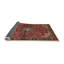 Tapis traditionnel rouge / vert Hacienda-1186628377