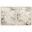 «Scrawled Memories Duo», ensemble de décorations murales Boho, reproduction d'art encadrée par Art Remedy, cadre doré, 16 x 20-1993431436-1993431546