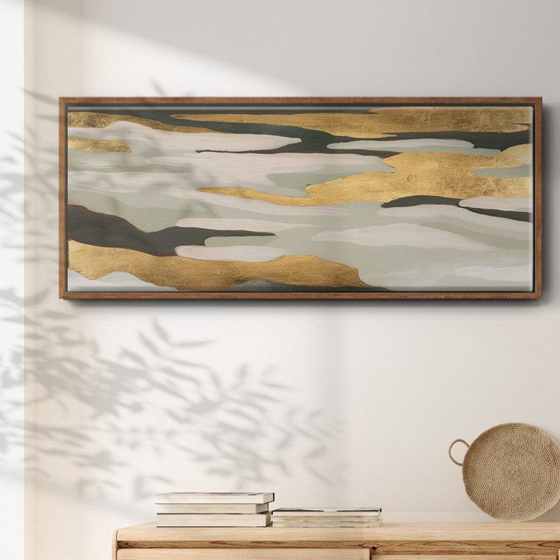 Golden Valley Sands I - toile encadrée, H 20 po x l 50 po