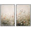 «Minimal Wildflower Meadow», art de chambre à coucher, impression sur toile encadrée-406161166-406161271