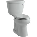 Cimarron® 1.28 GPF Water Efficient Round Two-Piece Toilet (Seat Not Included)