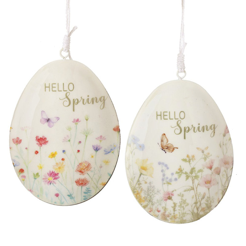 Floral Metal Egg Decoration Mix 2