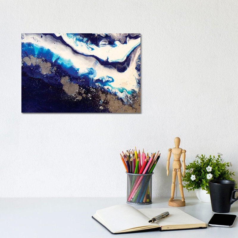 Sydney Harbour Ice Flow by Antuanelle - Wrapped Canvas Print, 20.32 cm H x 30.48 cm W
