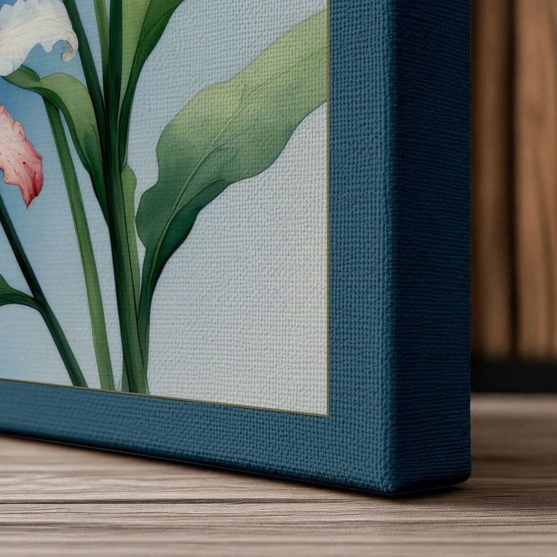 Print, 24x16 - 61.0 x 40.6 cm, Teal Border