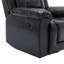 Fauteuil inclinable manuel 3 places avec 2 porte-gobelets intégrés pour le salon et la chambre à coucher-798418042