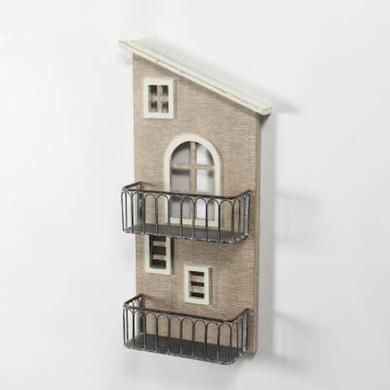 Metal Wall Organizer with Wall Baskets