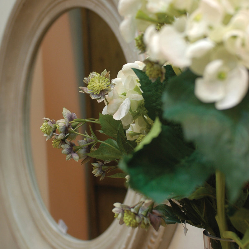 Kassandra Wood Flat Wall Mirror