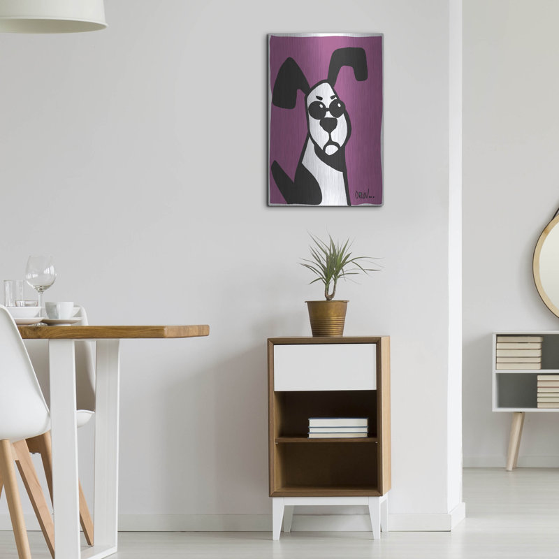 «Dog On Purple» par Irena Orlov, H 24 po x l 16 po