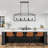 Valensi 8 - Light Matte Black Square/Rectangle Pendant