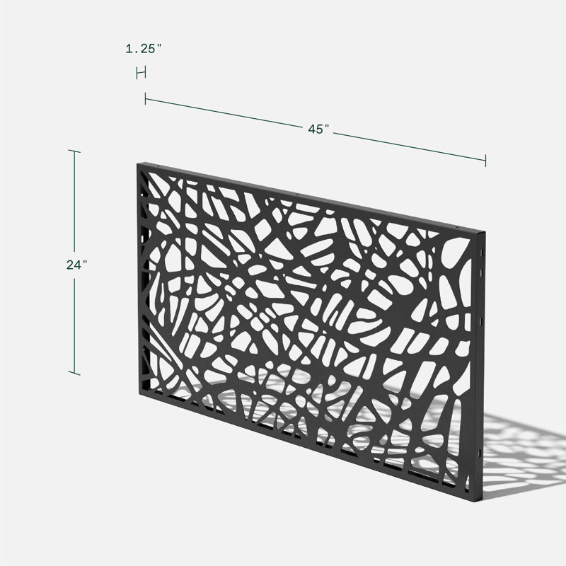 Screen Series Web Plastic Black Screen Panel