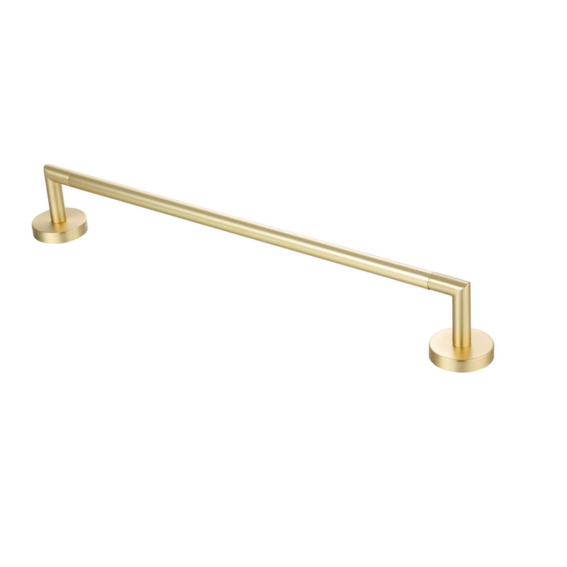 Utopia - Porte-serviettes simple, H 2,83 po x l 11,22 po x P 2,83 po, Laiton satiné