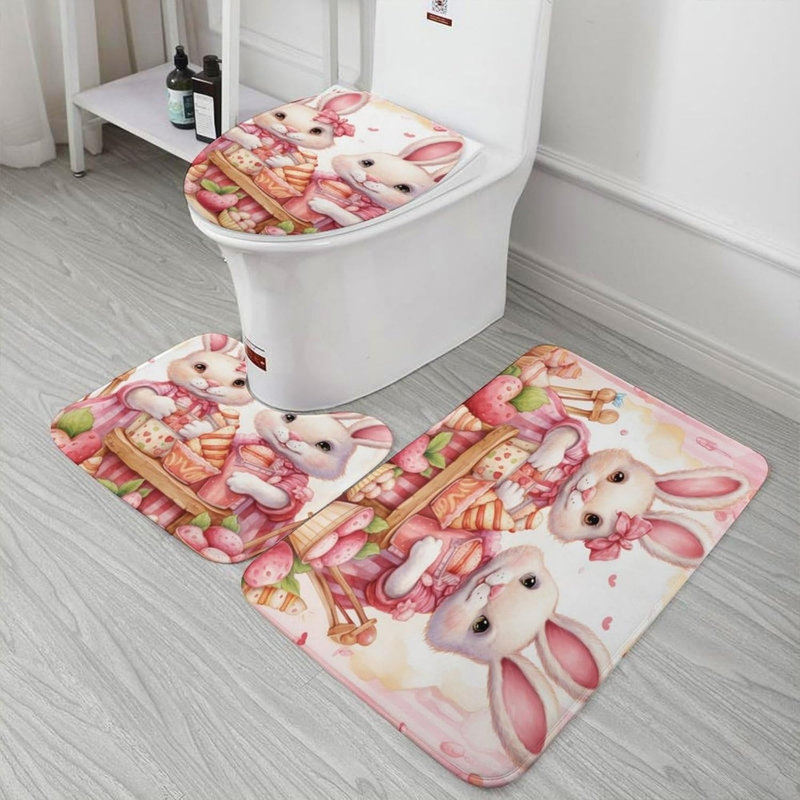 Ensemble de salle de bain Shark, Pink/Orange, Animals