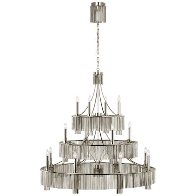 Sutton 50" Three Tier Chandelier