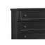 Commode de style décontracté de style transitionnel avec pieds en oignon et beaucoup de rangement pour une décoration de chambre polyvalente-790501062