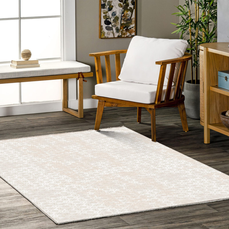 Tapis rectangulaire Zelphia, Tapis de couloir 4 pi x 14 pi 10 po