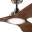 Ventilateur de plafond Kichler Imari 65 pouces en nickel poli avec éclairage DEL, pales en noyer et commande murale-1272976142