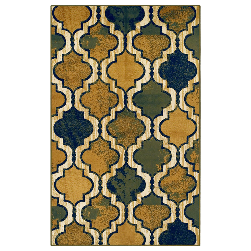 Jcion Moroccan Indoor Rug, Rectangle 5' x 8'