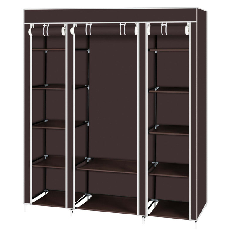 Organisateur de rangement pour garde-robe de 69 po avec tissu non tissé, rapide et facile à assembler
