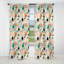 Futuristic Fusion Polka Dots Pattern - Abstract Curtain - Blackout Curtain - 1 Panels-107551483