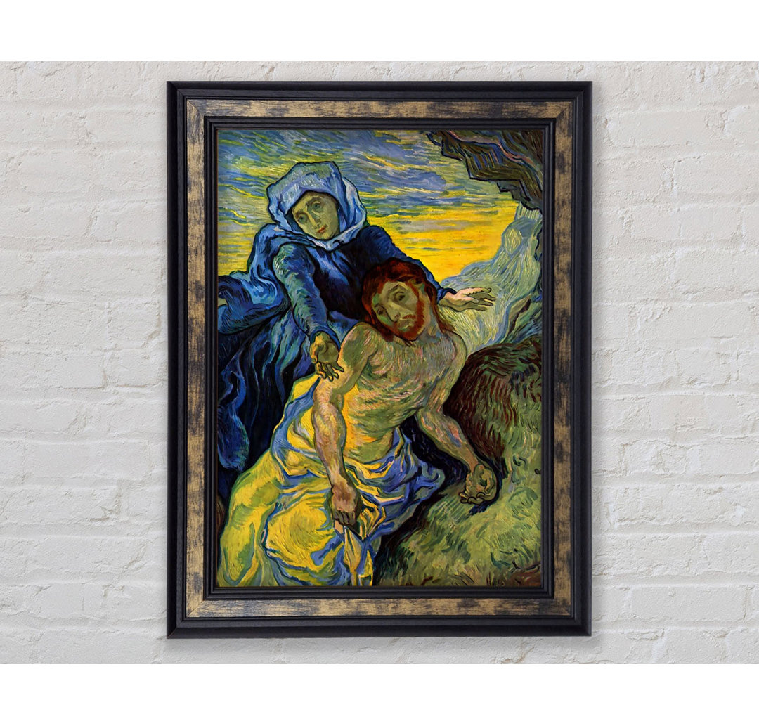 Van Gogh Pieta (von Eugene Delacroix) - Druck