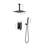 Ceiling Mounted Shower System Combo Set With Handheld And 16"Shower Head