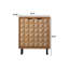 Rangement pour chaussures en bois massif Burlywood