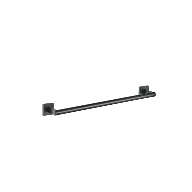 Sky Wall-Mounted 18" Towel Bar - Matte Black, Premium Brass Construction, Installation Hardware Included, Matte Black