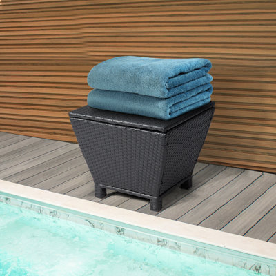 Patio Square Side Table by Highland Dunes