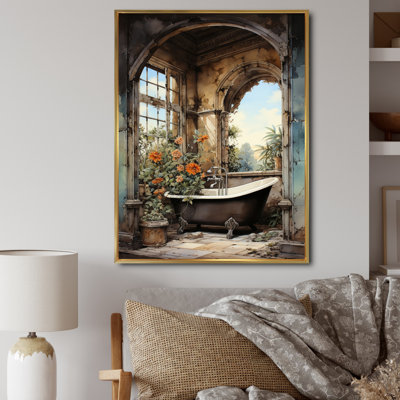 Ceili Bathroom Vintage Tiles IV - Bathroom Wall Art