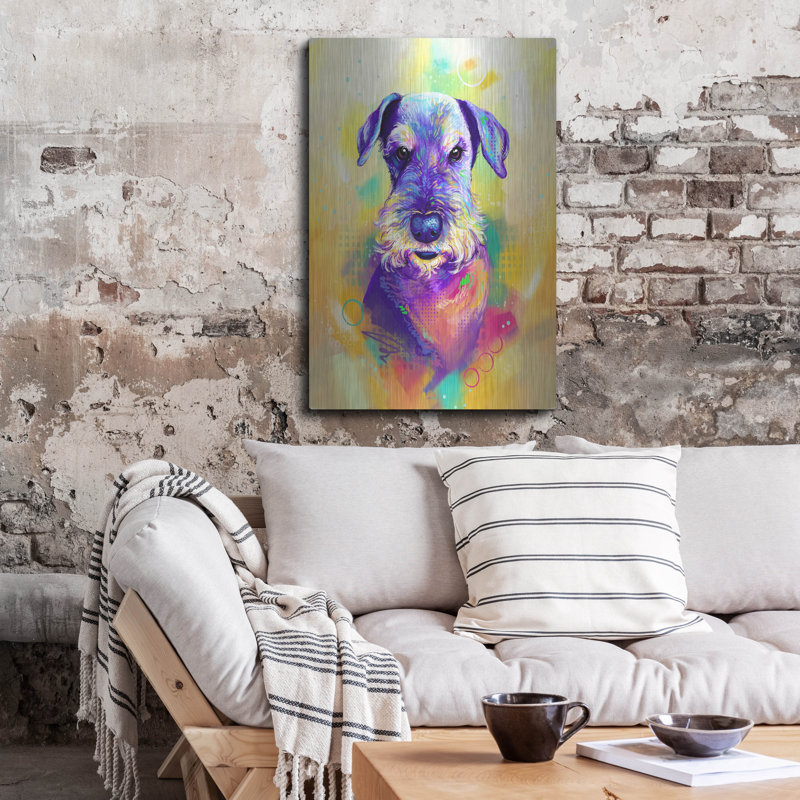 «Pop Art Schnauzer» par Furbaby Affiliates, H 36 po x l 24 po