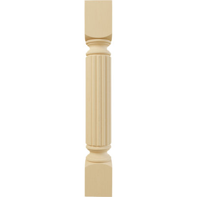 Raymond Reeded Cabinet Column (Top Block: 6")