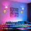 Ensemble de 2 appliques murales à piles Tulip (avec ampoules incluses), à piles et à intensité variable avec télécommande RVB-977888994