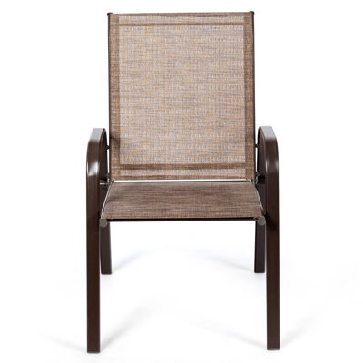 Ahanu Steel Outdoor Dining Armchair