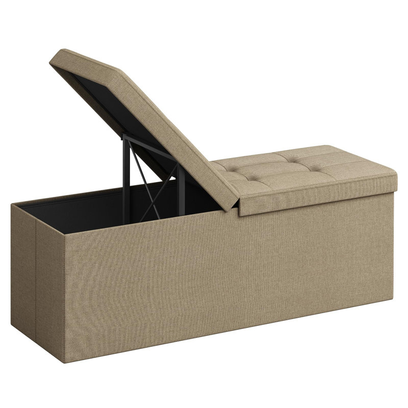Stanju Linen Storage Bench, Brown