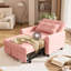 Fauteuil d'appoint convertible 3 en 1, canapé-lit rembourré escamotable avec coussin décoratif-1236071744