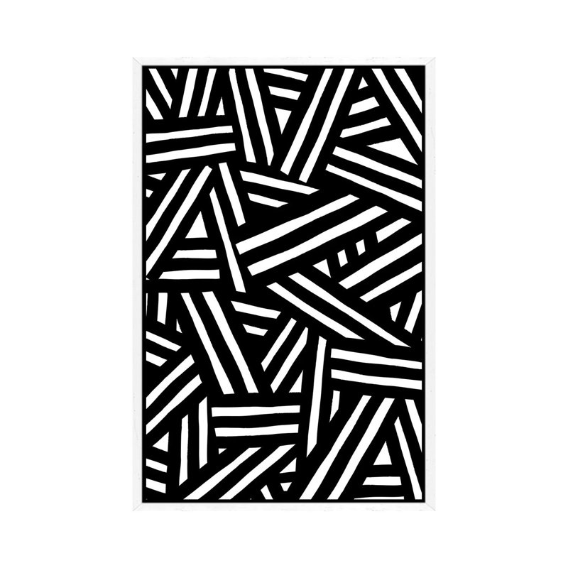Monochrome I - Print on Canvas, White Framed, 101.6 cm H x 66.04 cm W