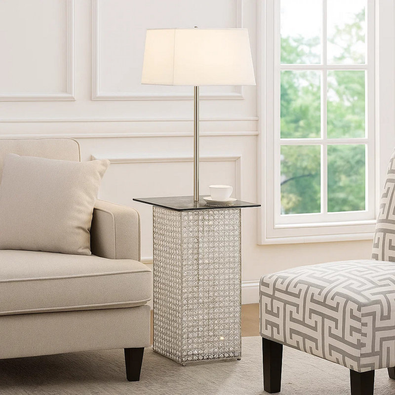 Nikolaj Chrome Floor Lamp