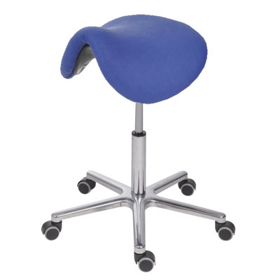 Otho Adjustable Height Ergonomic Lab Stool with Removable Casters/Wheels
