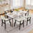 Modern Upholstered Solid Wood Dining Chair With Arms-522205015