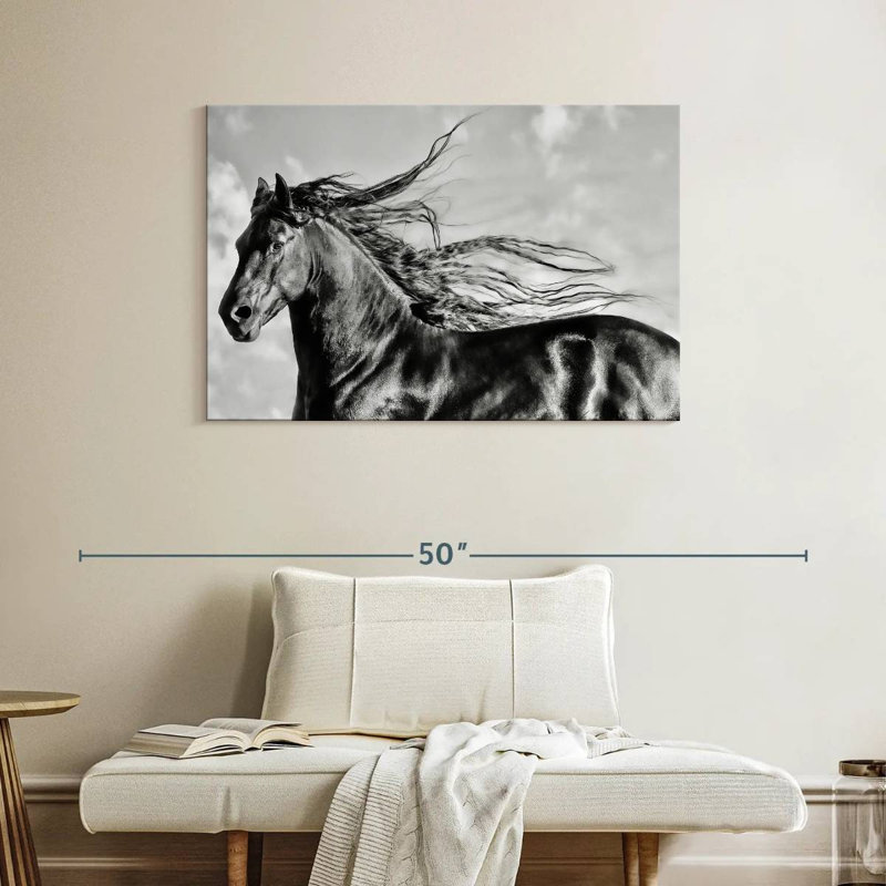 Wind Blown Mane III, 26" H x 39" W
