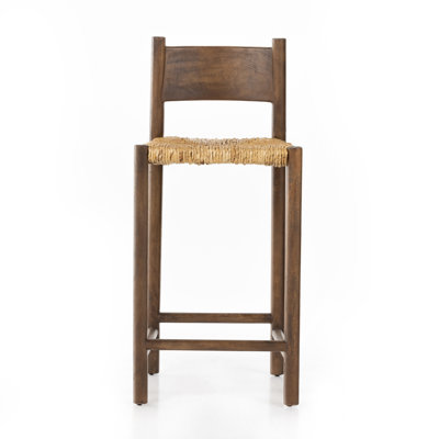 Largo Bar Stool with Solid Wood Frame