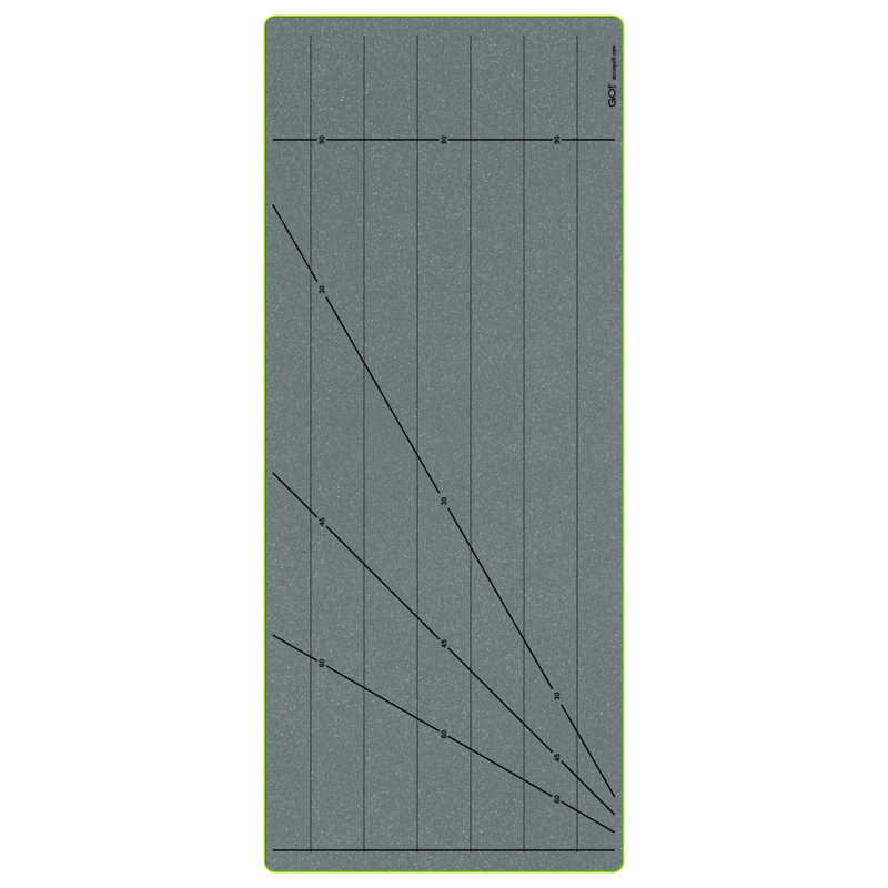 AccuQuilt GO! Matrice de découpe de bande 1-1 / 2 po pour matelassage avec guides multi-angles