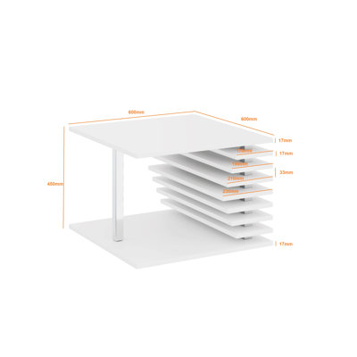 Linney Floor Shelf Coffee Table