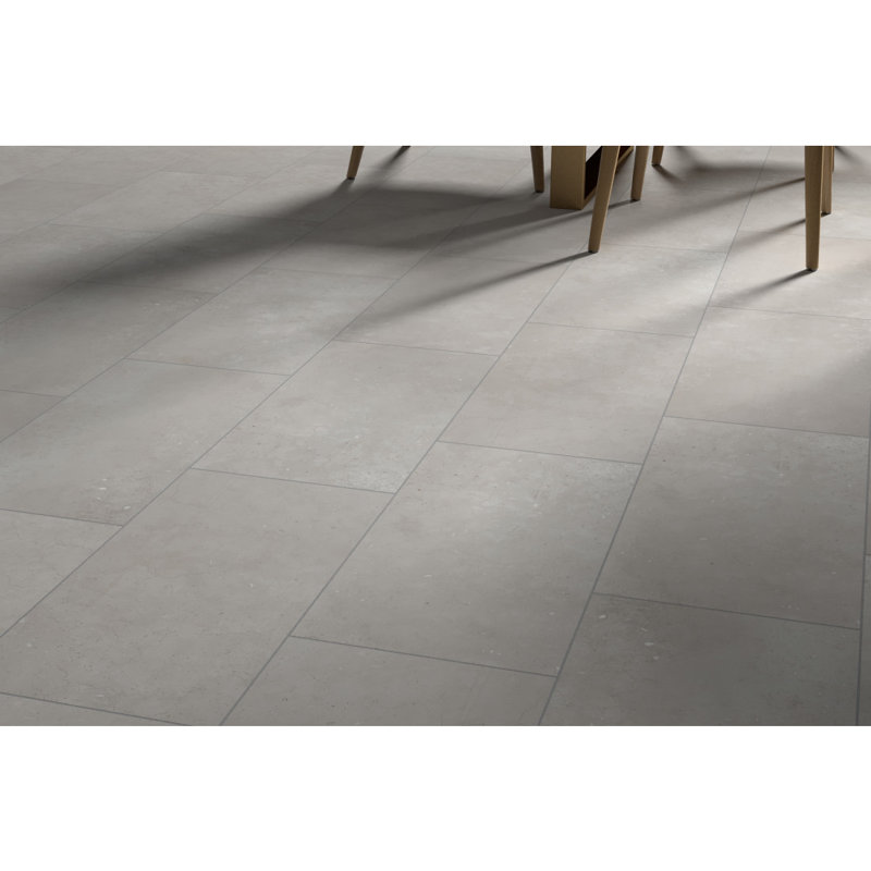 Network Gray 23 in. x 47 in. Matte Porcelain Floor and Wall Tile (15.32 sq. ft./Case), Silver